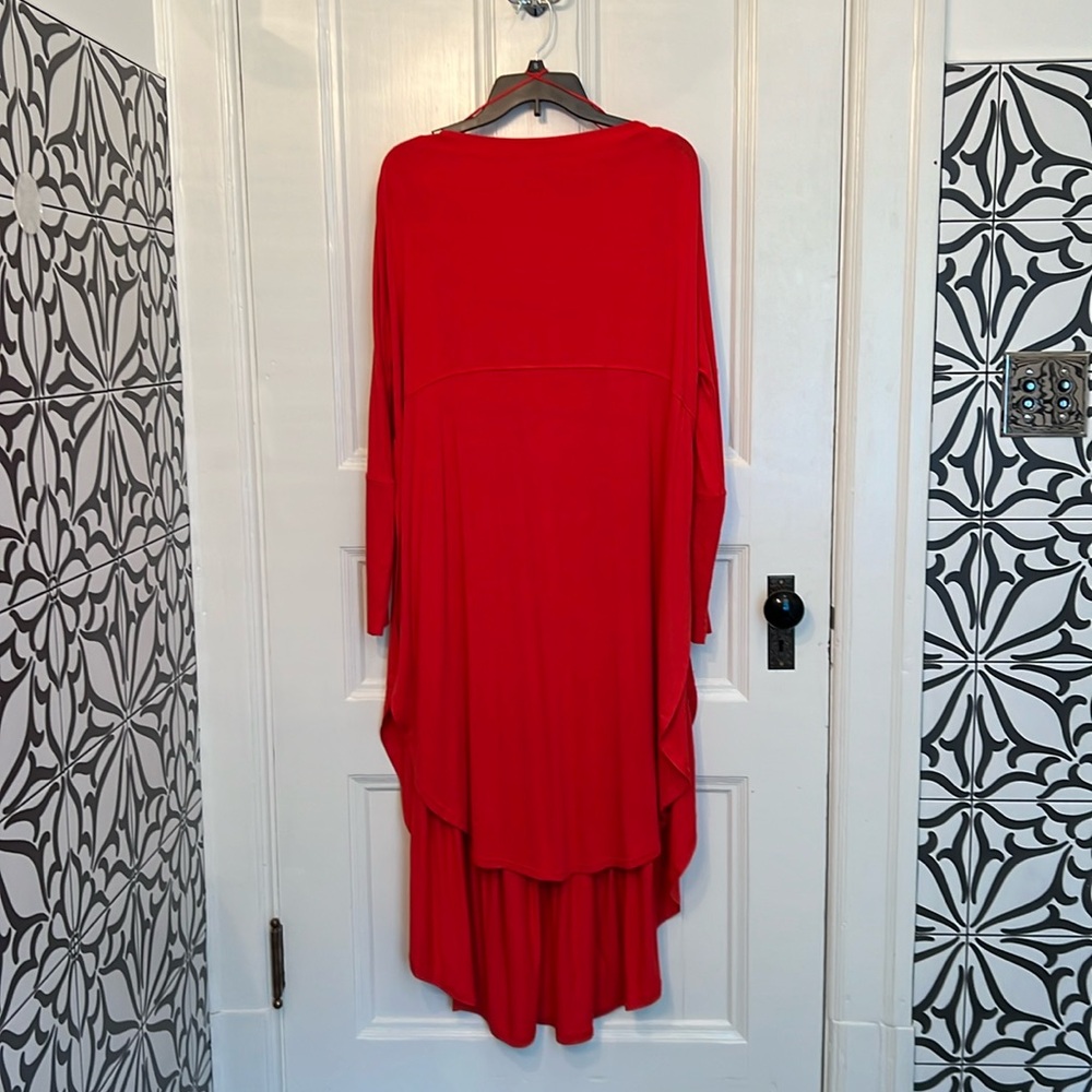 Free People long tunic, red, size small, like new condition